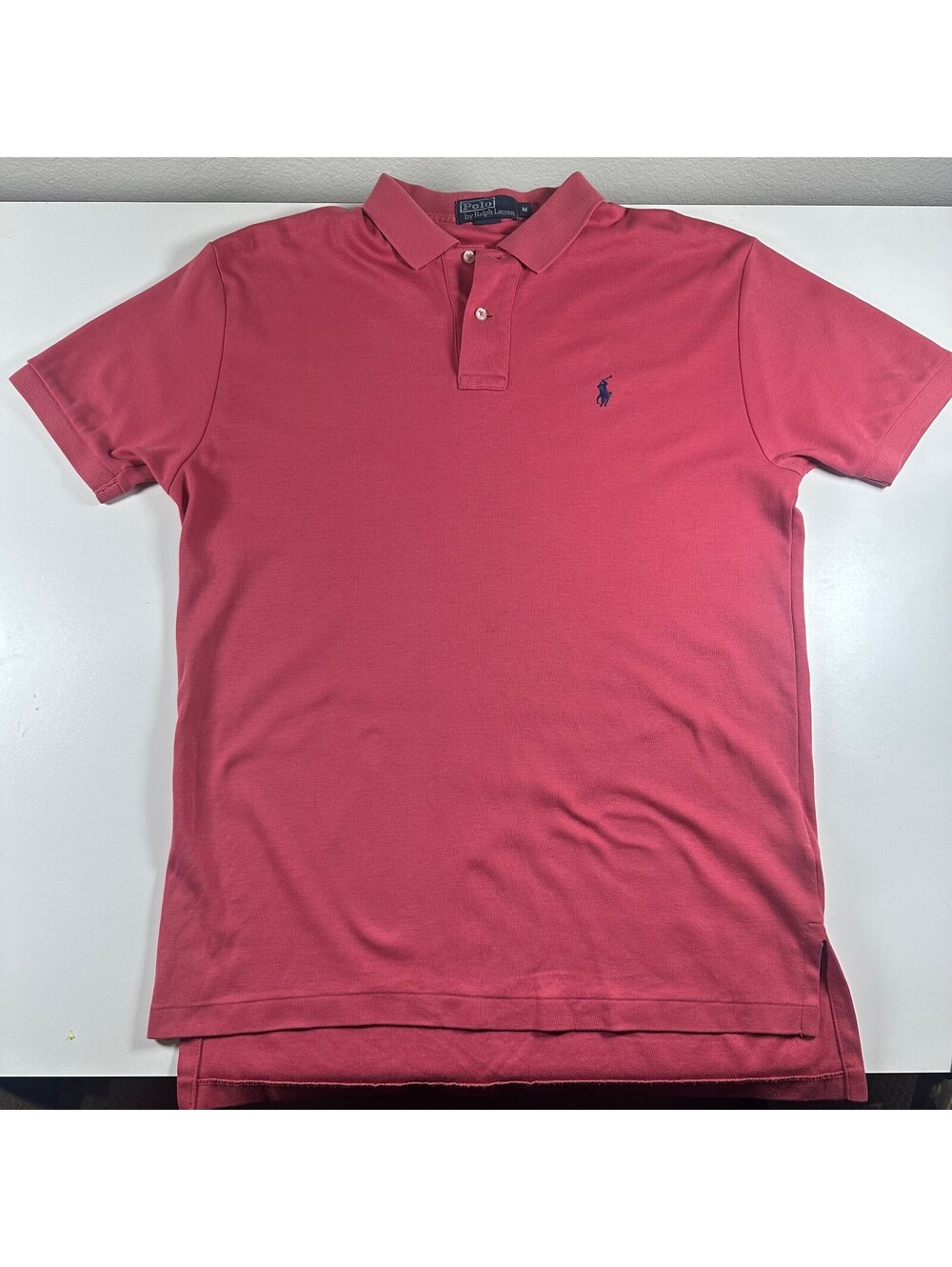Vintage Polo Ralph Lauren Pima Soft Pink Polo M